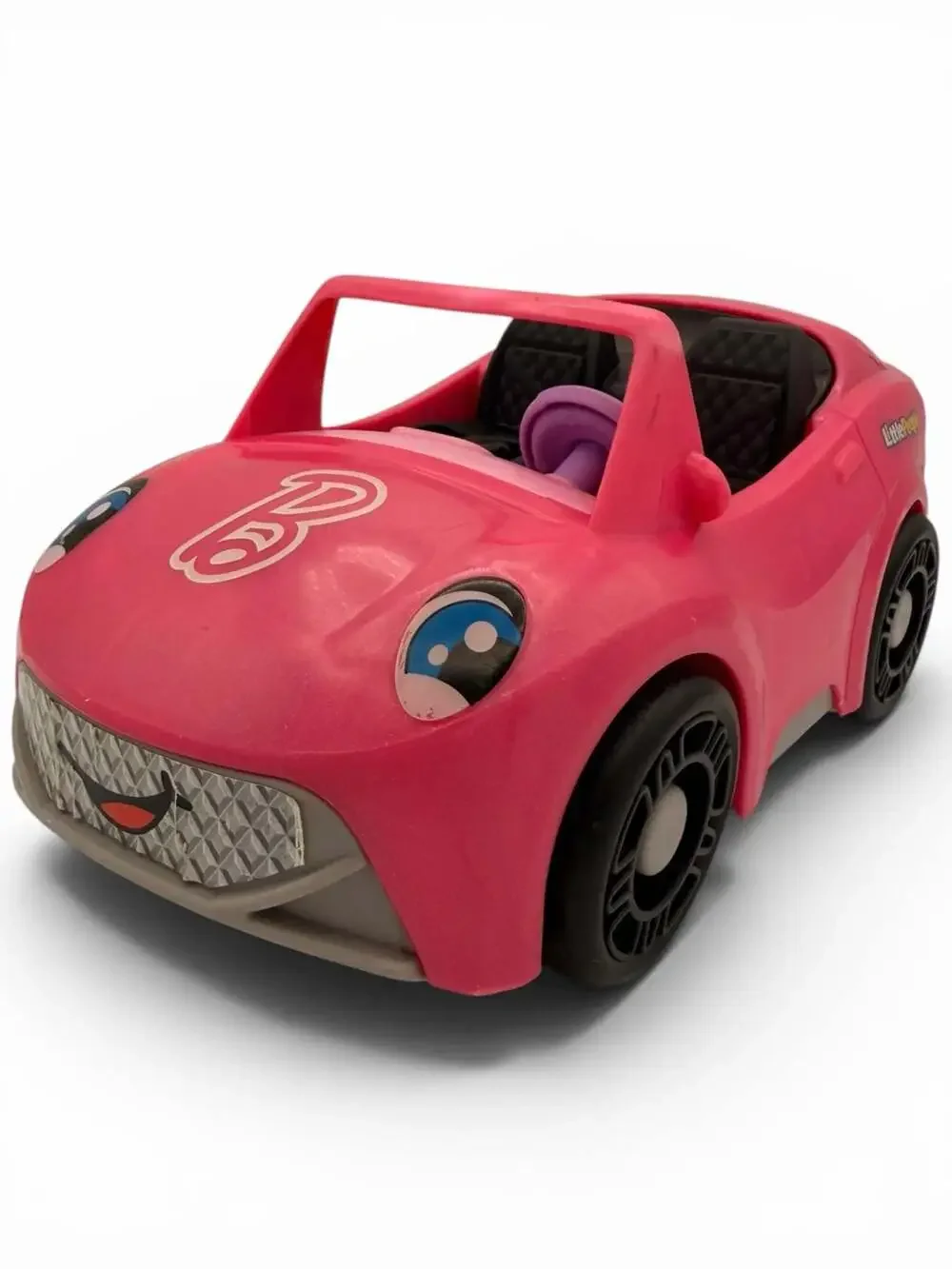Fisher-Price Little People Barbie Convertible Toy Car with Music and Sounds